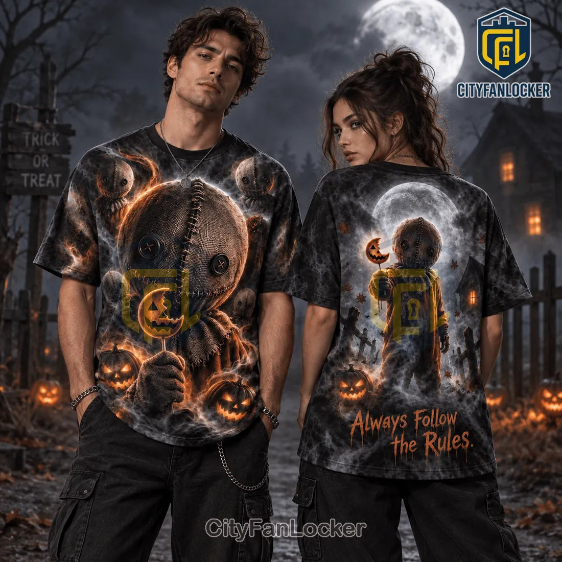 Trick R Treat Sam Always Follow The Rules Shirt