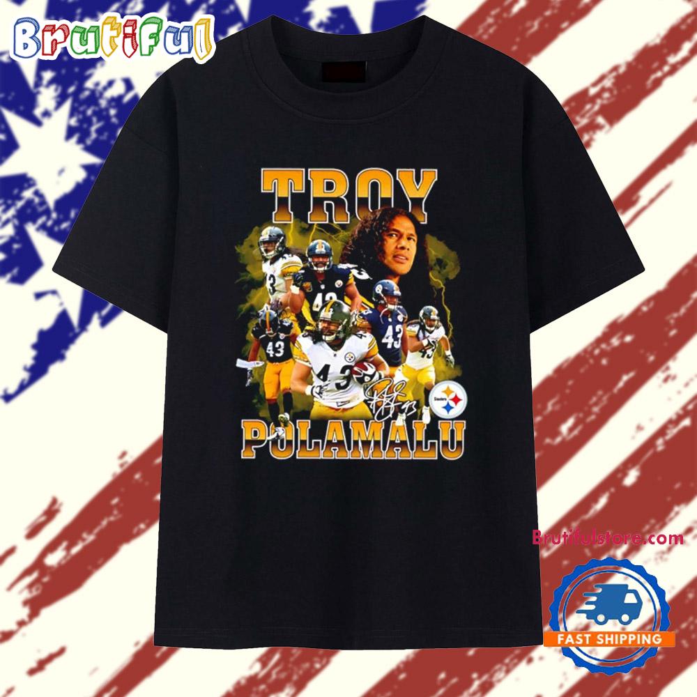 Troy Polamalu Pittsburgh Steelers vintage 90s 2026 T Shirt