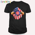 True Colors Bleed Cubbie Blue Chicago Cubs T Shirt