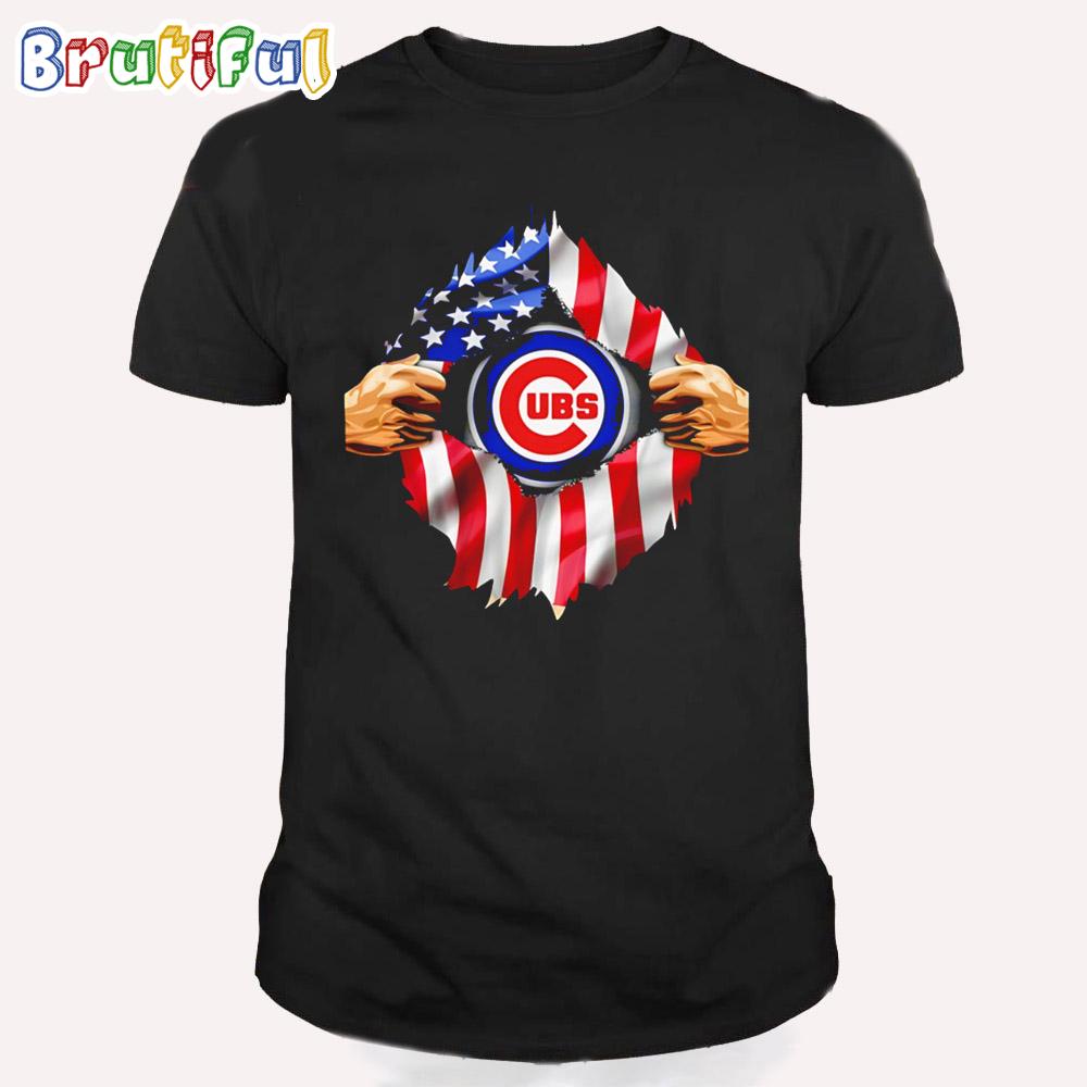 True Colors Bleed Cubbie Blue Chicago Cubs T Shirt