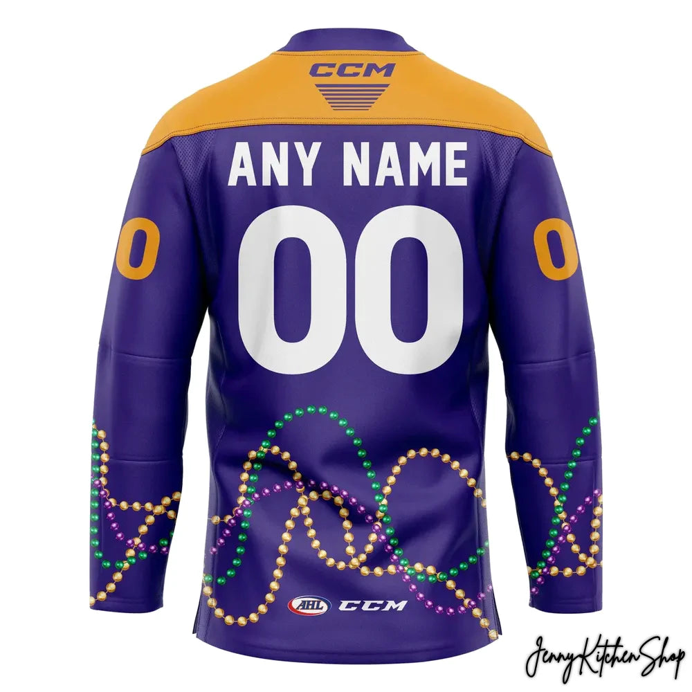Tucson Roadrunners 2026 Mardi Gras Hockey Jersey