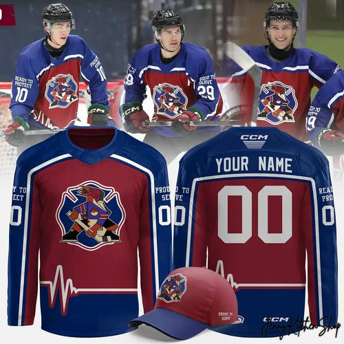 Tucson Roadrunners First Responders Night 2026 Exclusive Hockey Jersey