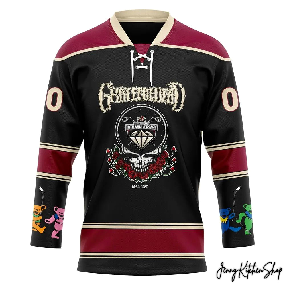 Tucson Roadrunners Grateful Dead Night 2026 Warmup Limited Hockey Jersey