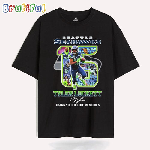 Tyler Lockett 15 Seattle Seahawks Thank You For The Memories T Shirt