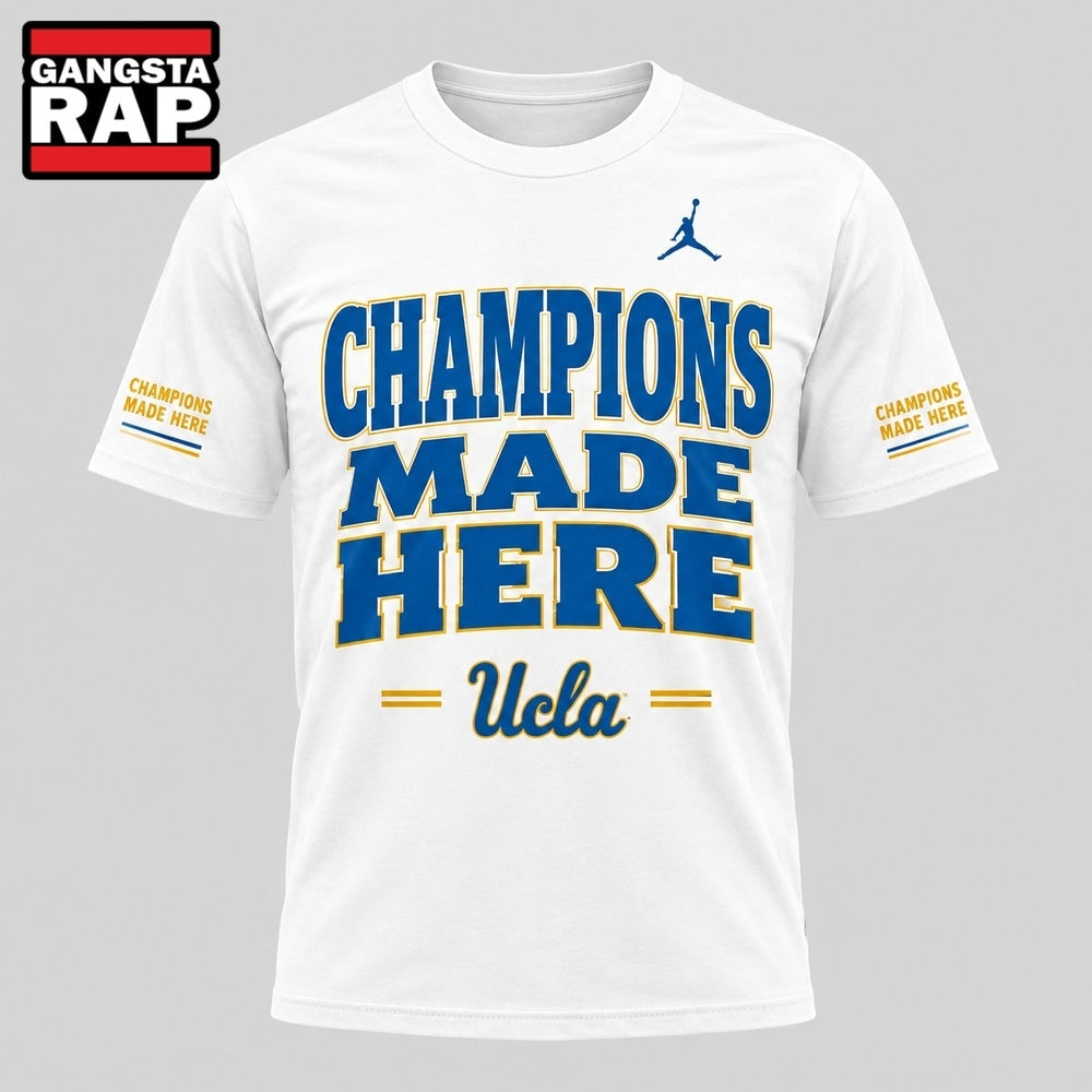 UCLA Bruins Champions Made Here Airplane Mode T Shirt