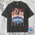 UConn Huskies Big East Women’s Basketball Tournament Champions 2025 Signatures Mineral Wash T Shirt