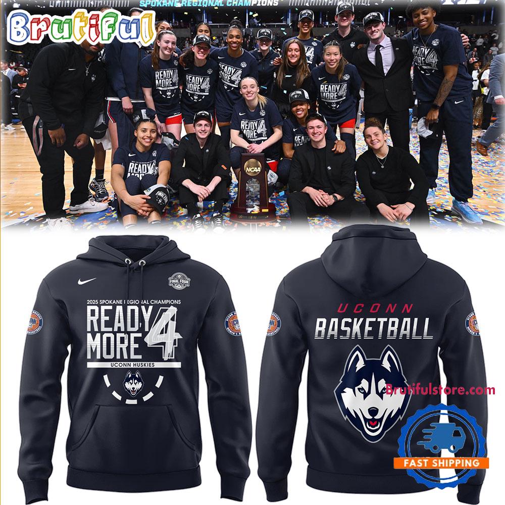 UConn Huskies Women’s Basketball 2025 Final Four Logo Hoodie T-Shirt