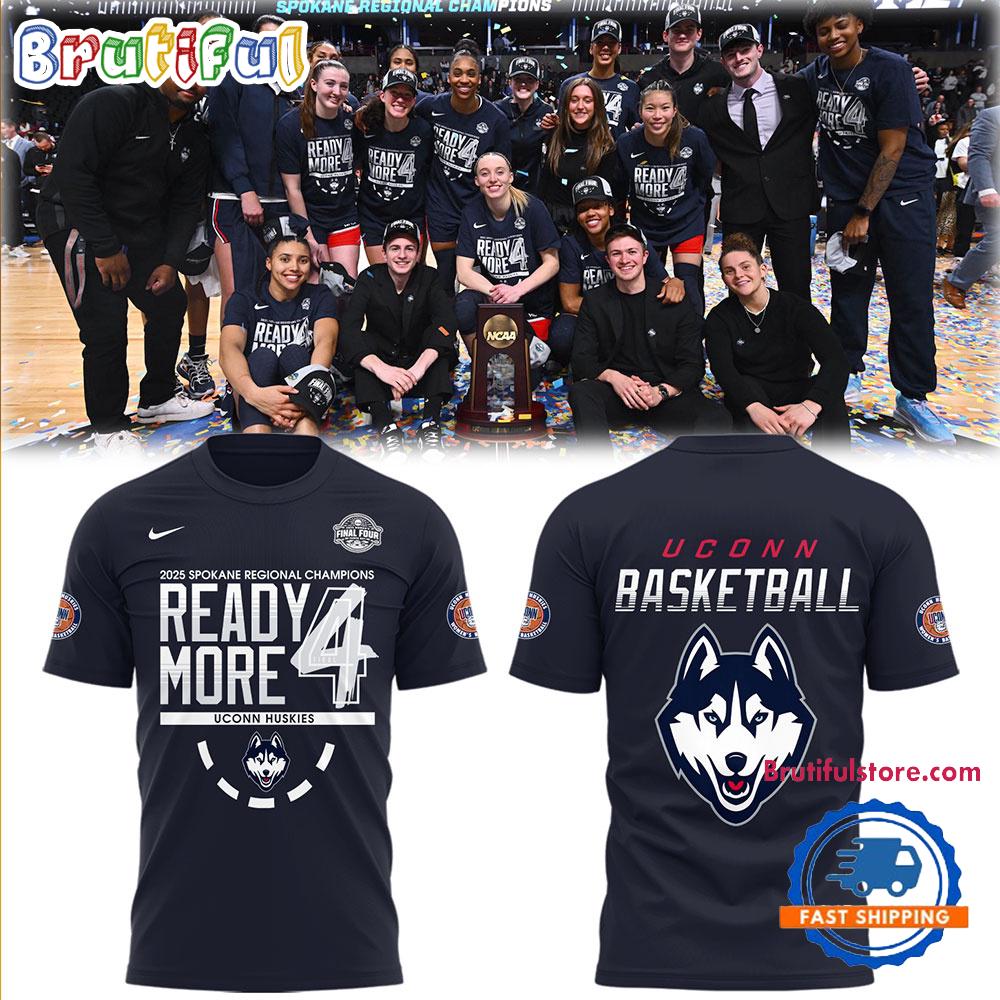 UConn Huskies Women’s Basketball 2025 Final Four Logo Hoodie T-Shirt