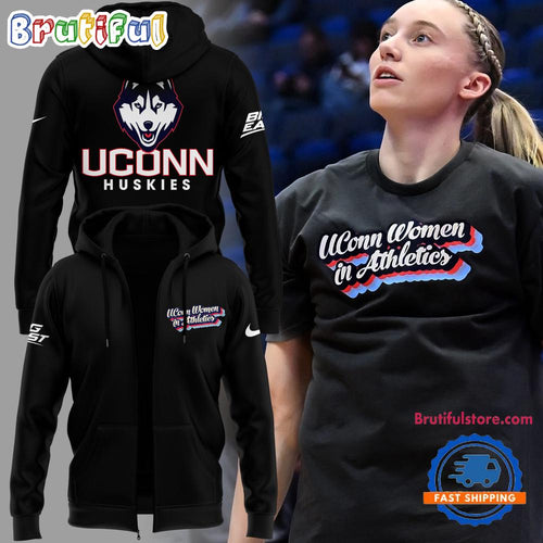 UConn Huskies Women’s Basketball 2025 In Athletics Zipper Hoodie