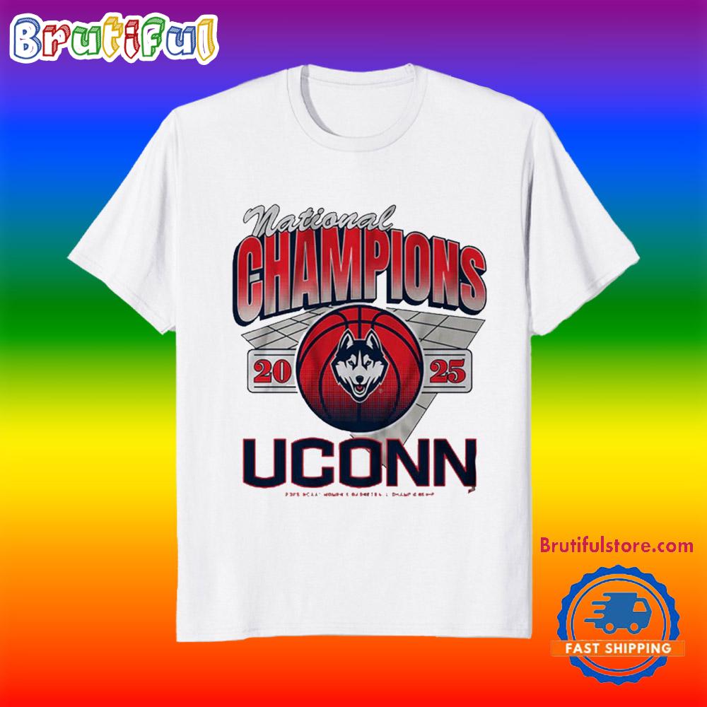 UConn Women’s Basketball 2025 NCAA Champions Grid T Shirt