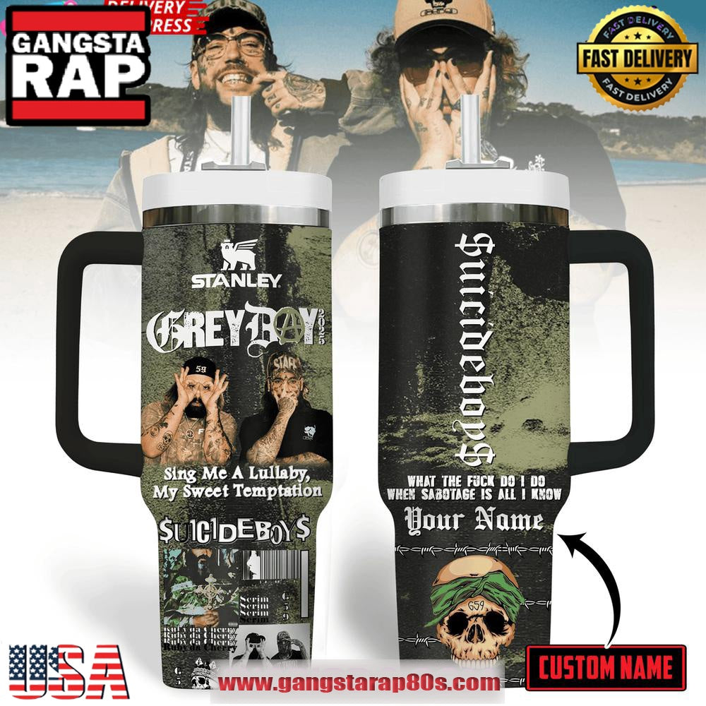 $uicideboy$ Custom Name Stanley Tumbler Cup 40oz