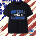 Unc Women’s Lacrosse 2025 National Champions Logo T Shirt