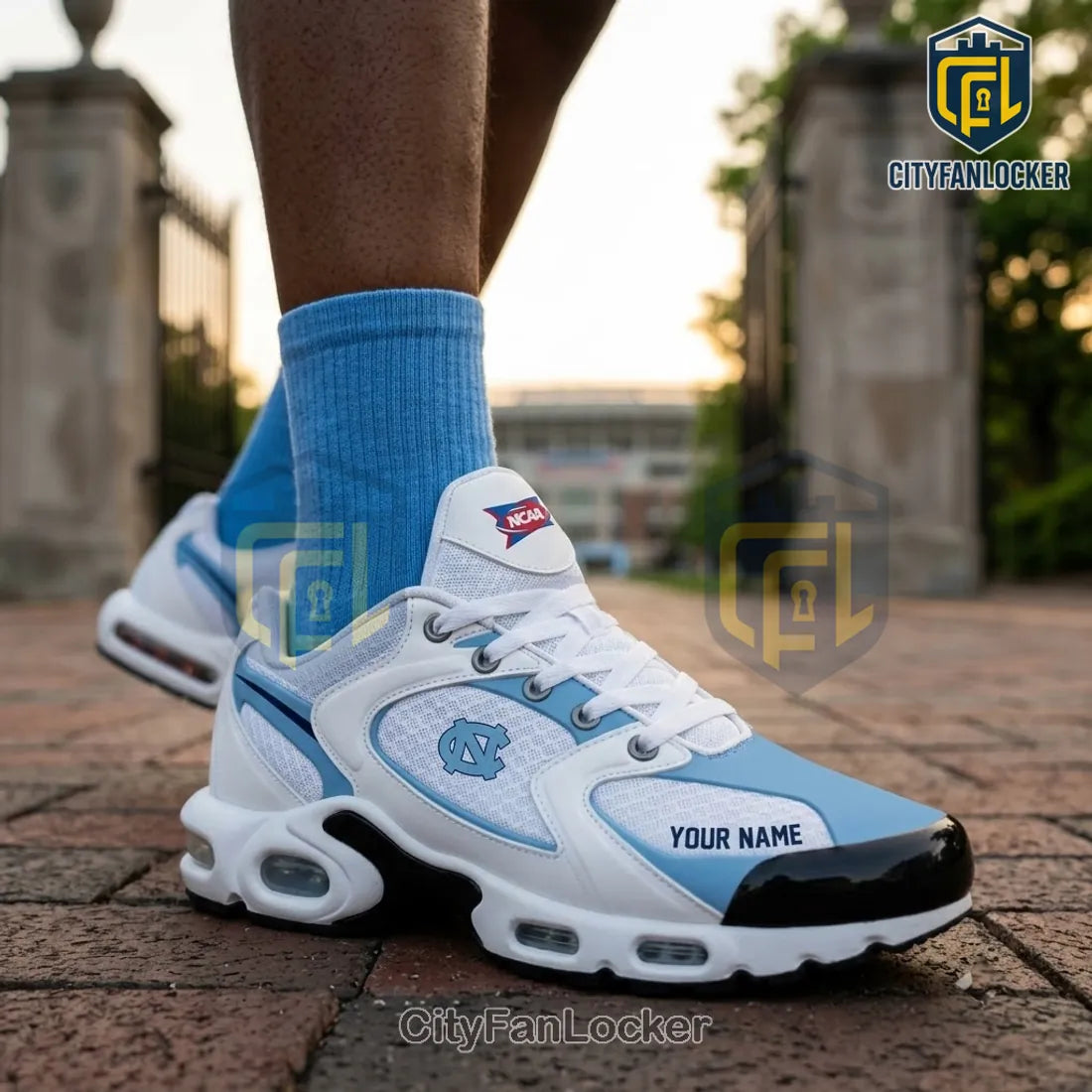 University of North Carolina Tar Heels Personalized Sneakers