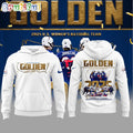 USA Hockey 2025 IIHF Men’s World Championship Team Player Golden White Hoodie T-Shirt