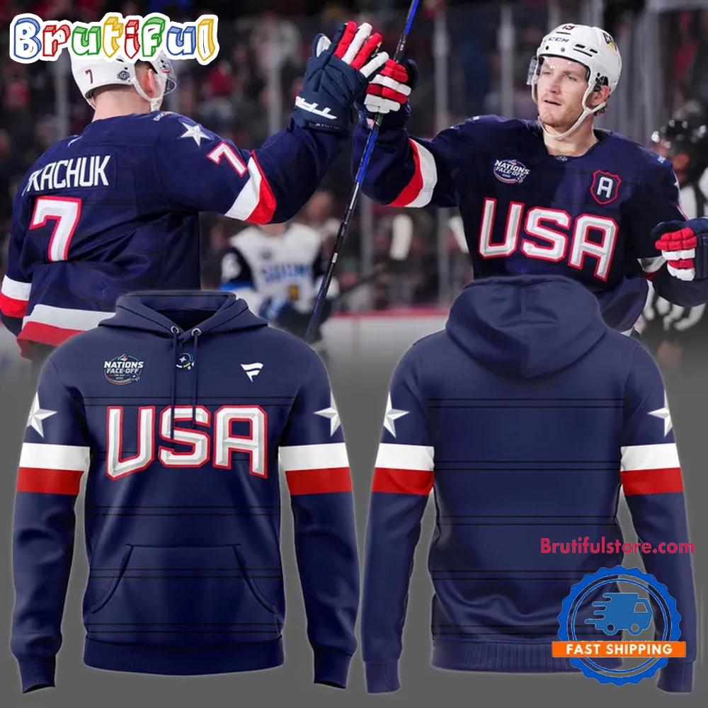 USA Hockey Nations Face Off Hoodie Shirt