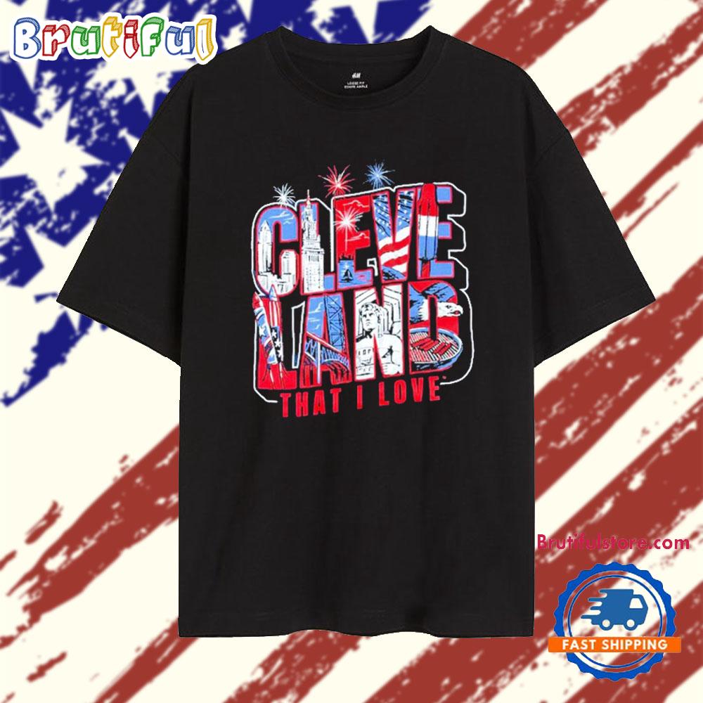 USA In The Land Cleveland that I love T Shirt
