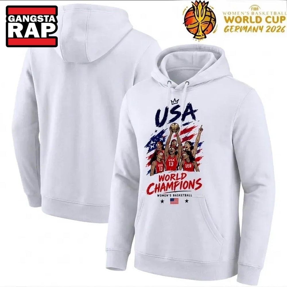 USA Team Celebration Art FIBA Women’s Basketball World Cup Finals Hoodie