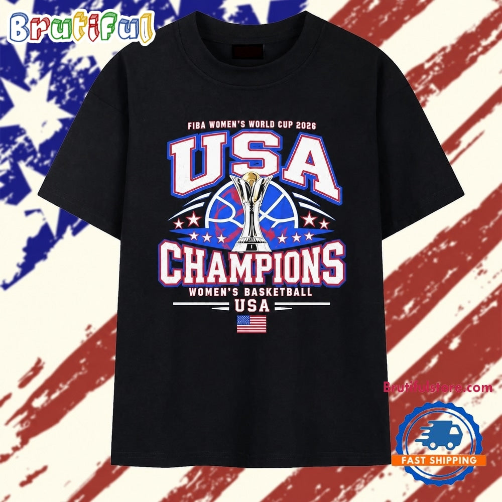 USA Women’s Basketball FIBA World Cup 2026 Champions T Shirt
