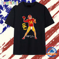 USC Trojans Football Jayden Maiava Superstar Pose Signature T Shirt
