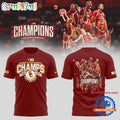 USC Trojans Women’s Basketball 2025 Champions Team Graphics Design Red T Shirt