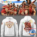 USC Trojans Women’s Basketball 2025 Champions Team Graphics White Hoodie T-Shirt