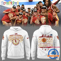 USC Trojans Women’s Basketball 2025 Champions White Hoodie T-Shirt