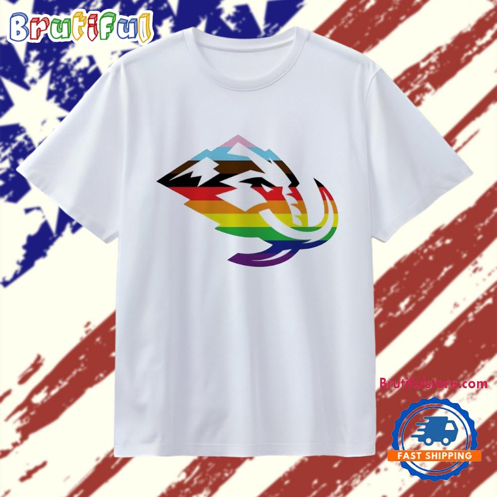Utah Mammoth Pride Month Logo T Shirt
