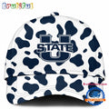 Utah State Aggies Football Cow Print Gameday 2026 Cap