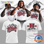 Utah Utes Football White Out 2026 White Hoodie T-Shirt