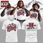 Utah Utes Football White Out 2026 White Hoodie T-Shirt