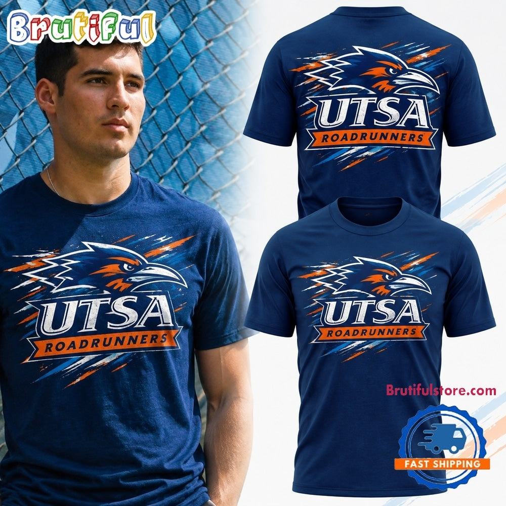 UTSA Roadrunners Los Correcaminos 2026 Navy Graphic T Shirt