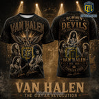 Van Halen 1972-2020 Eddie Van Halen Gold T-Shirt