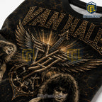 Van Halen 1972-2020 Eddie Van Halen Gold T-Shirt