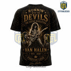 Van Halen 1972-2020 Eddie Van Halen Gold T-Shirt