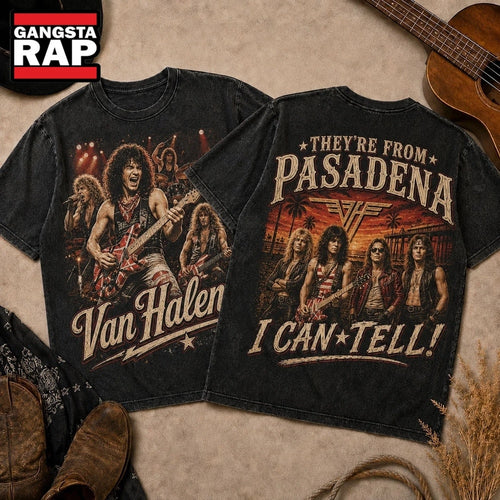 Van Halen Retro Tour Photo Distressed 3D Shirt