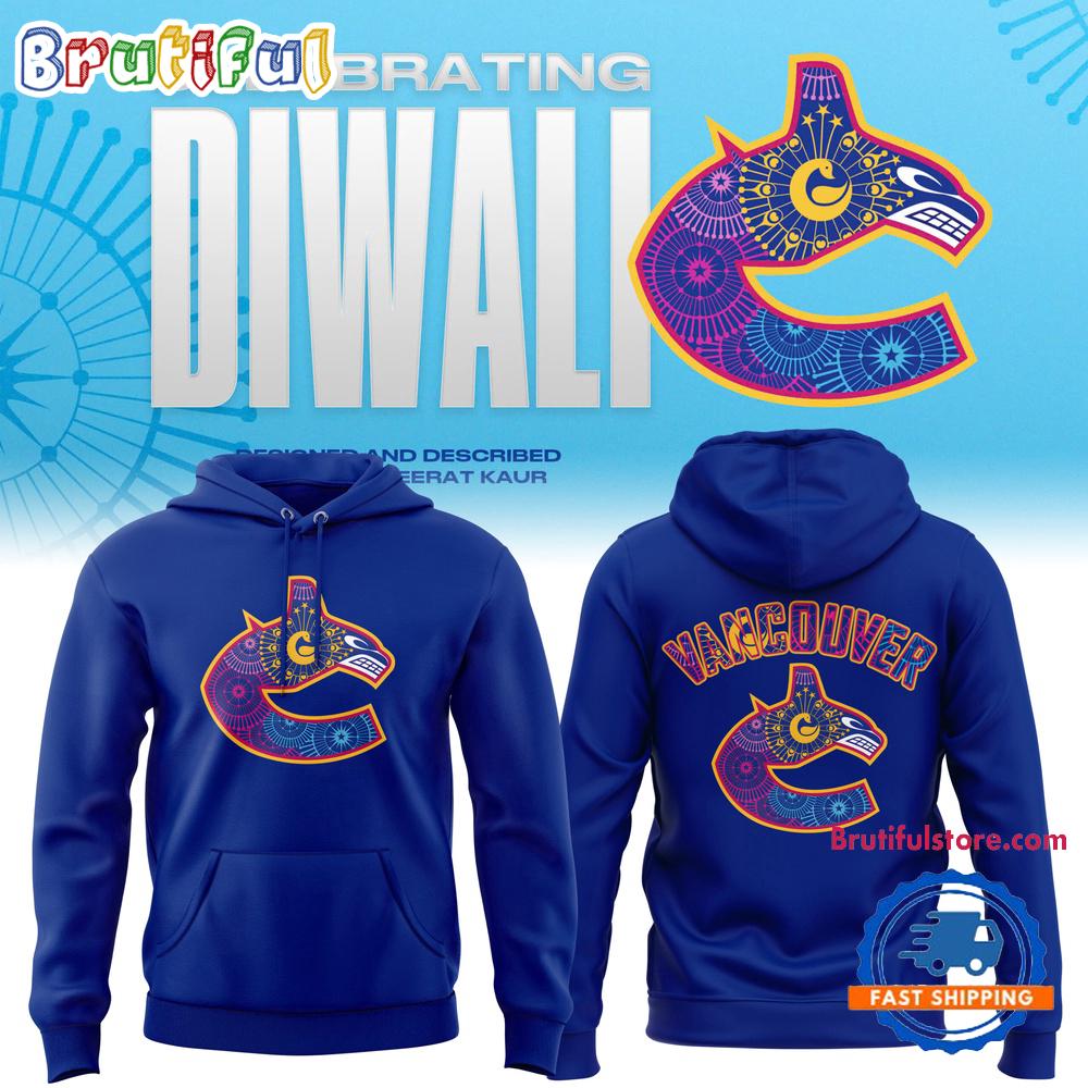 Vancouver Canucks Special Diwali Night Hoodie T-Shirt