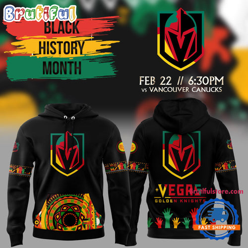 Vegas Golden Knights Black History Month Night 2025 Hoodie