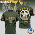 Vegas Golden Knights NHL 250 Years US Army Limited 3D Shirt