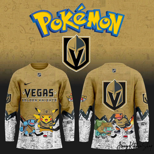 Vegas Golden Knights x Pokémon Limited Hockey Jersey