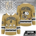 Vegas Golden Knights x Snoopy Personalized Hockey Jersey