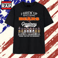 Vintage Chicago Bears I Grew Up Watching Greatness Signatures T Shirt