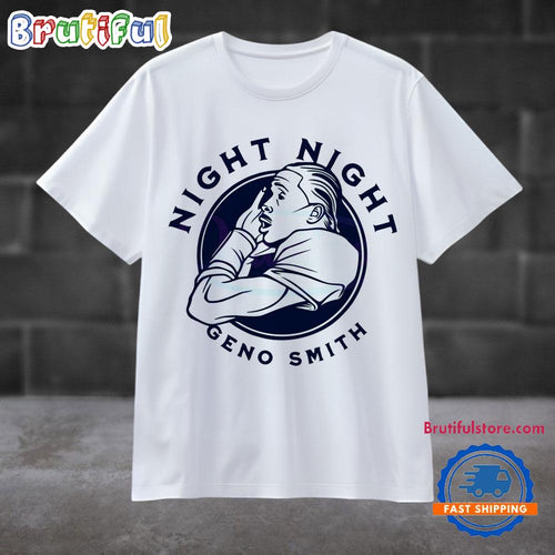 Vintage Night Night Geno Smith Seattle Seahawks T Shirt