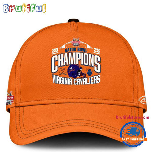Virginia Cavaliers 2025 TaxSlayer Gator Bowl Champions Limited Edition Cap