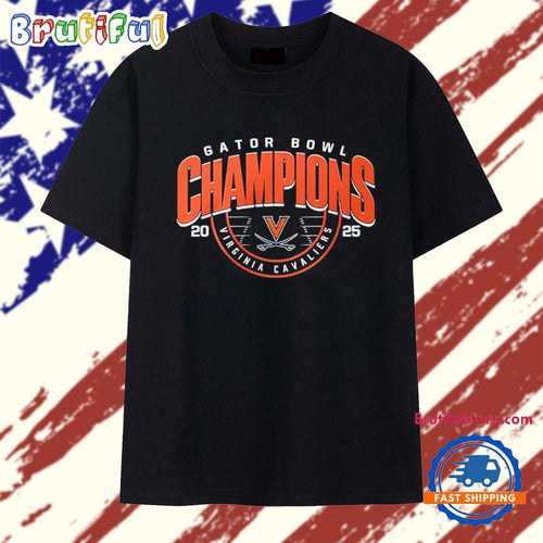 Virginia Cavaliers Gator Bowl Champions 2025 T Shirt