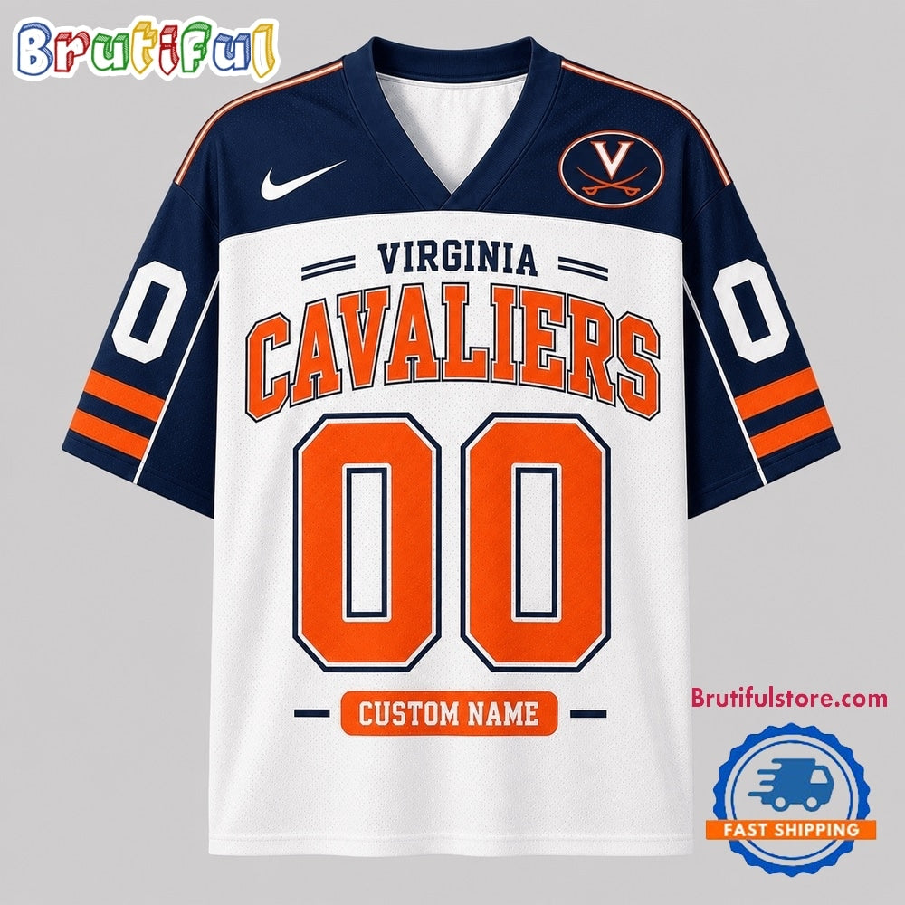 Virginia Cavaliers NCAA College Team Pride Personalized Football jersey