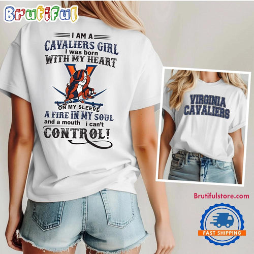 Virginia Cavaliers NCAA Girl Fan Unisex 3D Shirt