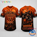 Virginia Cavaliers NCAA Haunted Night Halloween Baseball Jersey Shirt