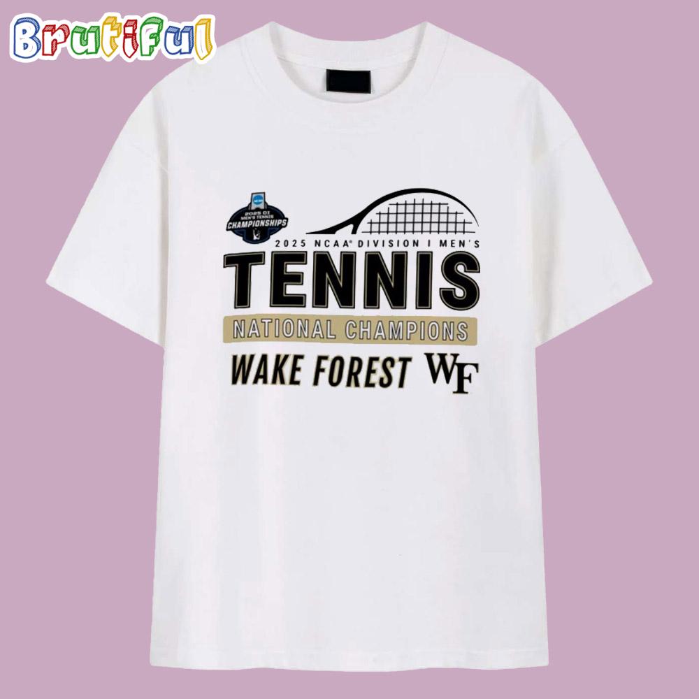 Wake Forest Demon Deacons 2025 NCAA Men’s Tennis National Champions T Shirt