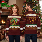 Washington Commanders Grinch Christmas Lights Gift For Fans Ugly Christmas Sweater