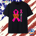 Washington Commanders I’m a Survivor Pink Cancer Ribbon T Shirt